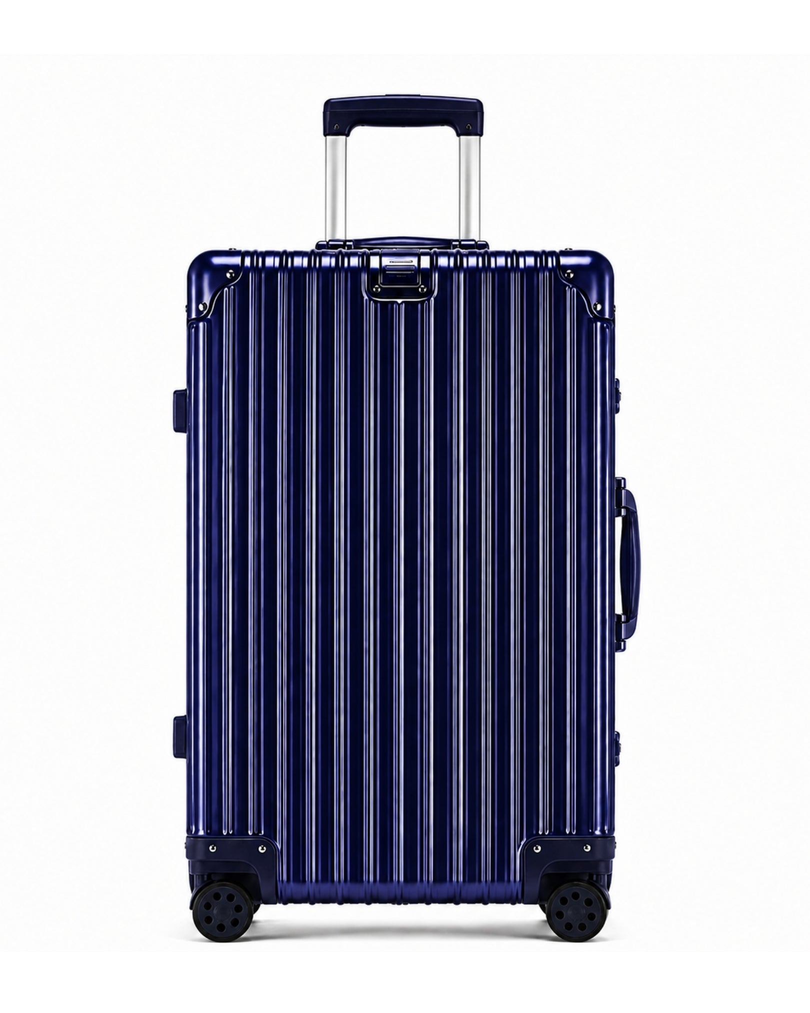 valise cabine aluminium bleu nuit 11