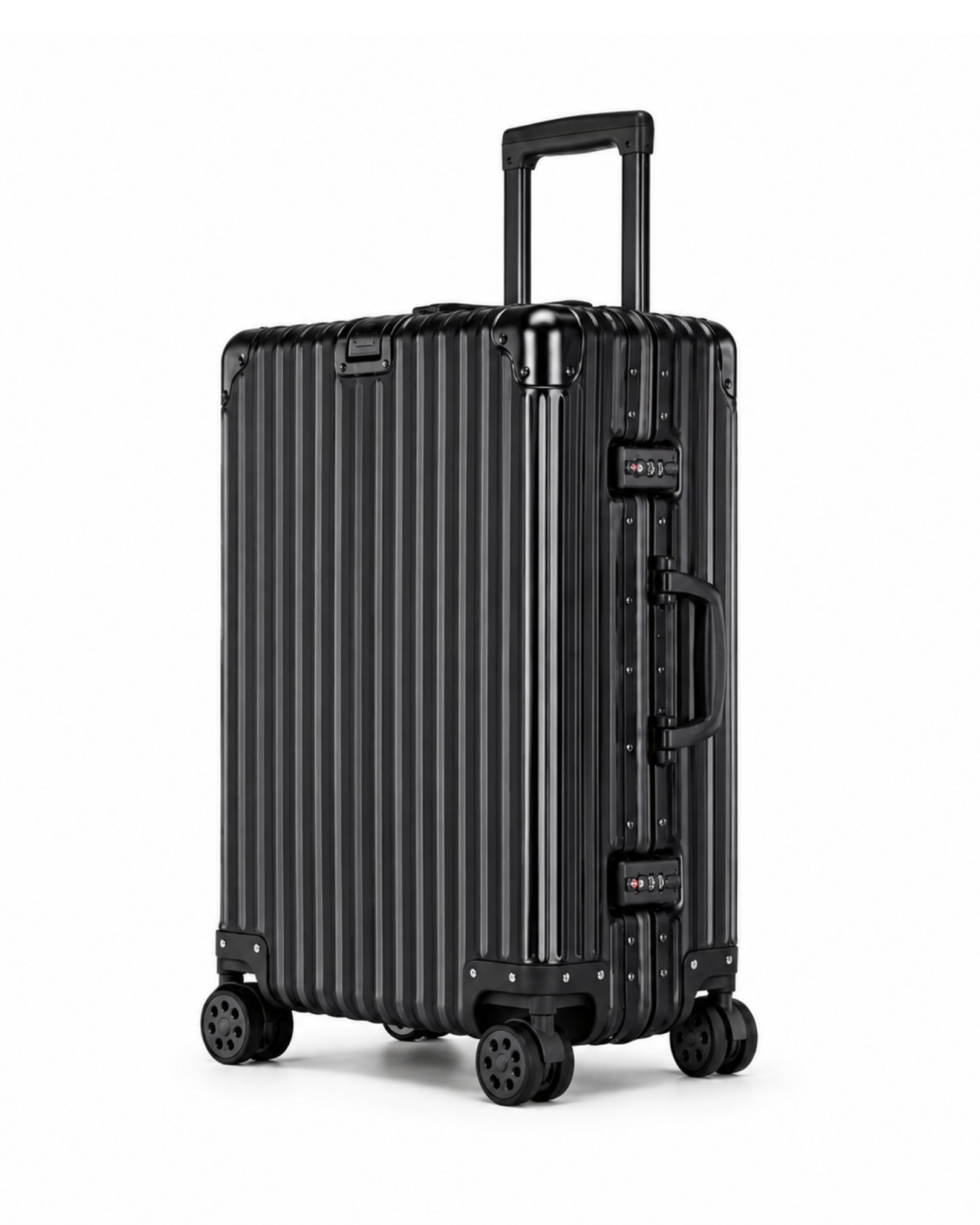 valise cabine aluminium noir 10