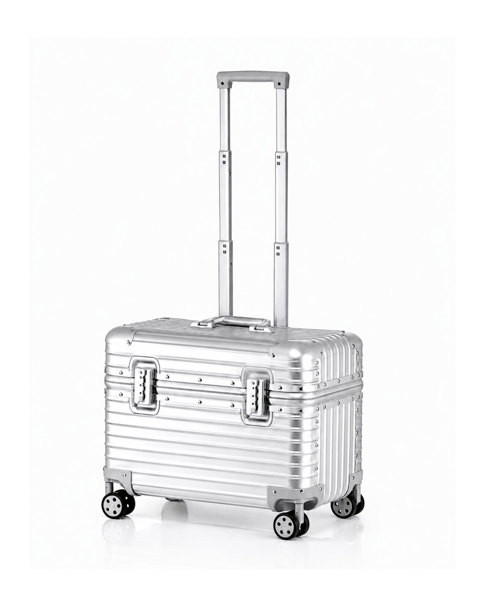 petite valise aluminium argent 3