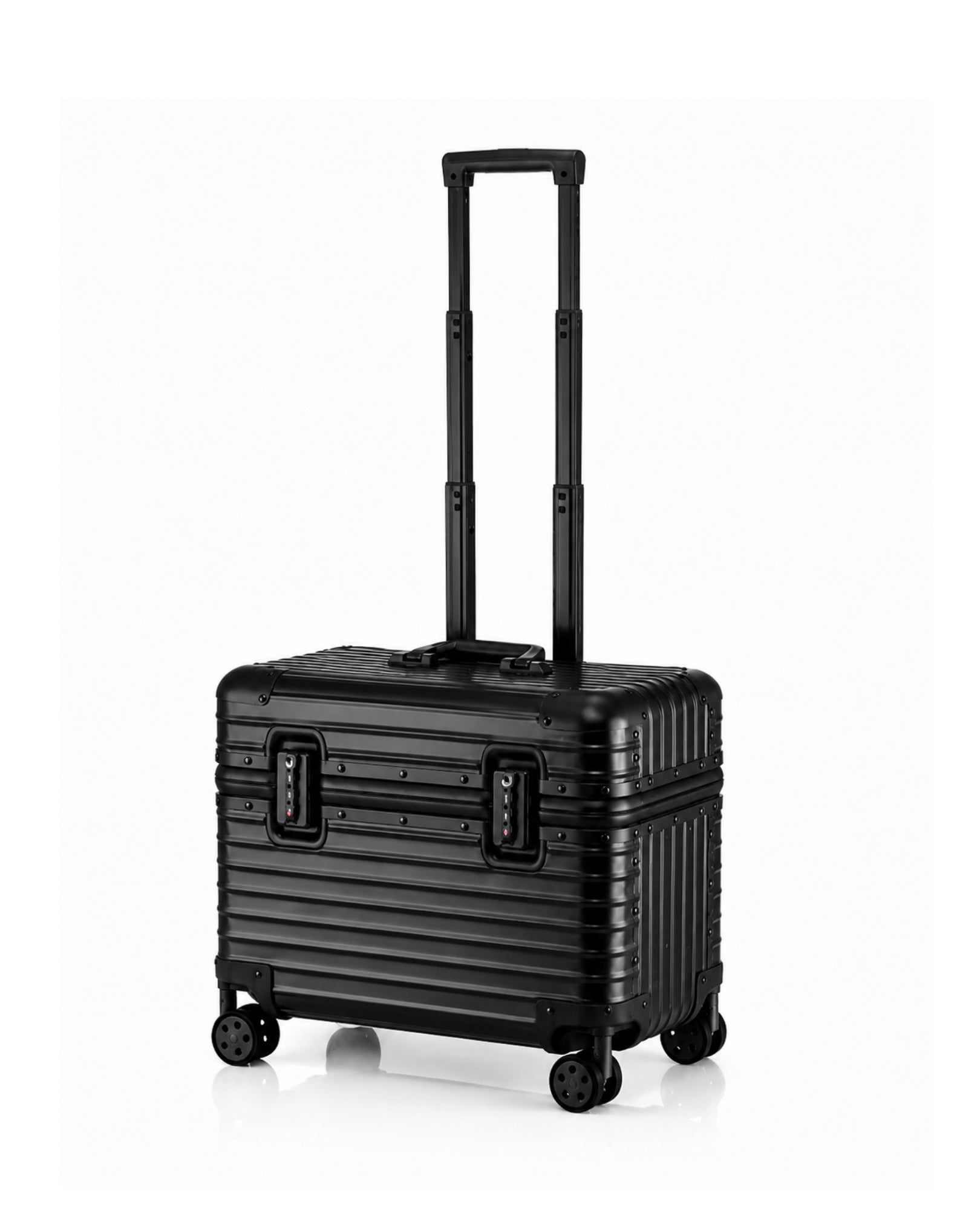 petite valise aluminium noir 3