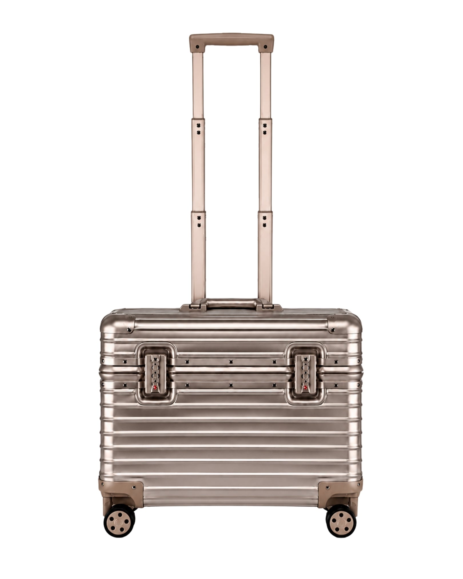 petite valise aluminium rose dore 1