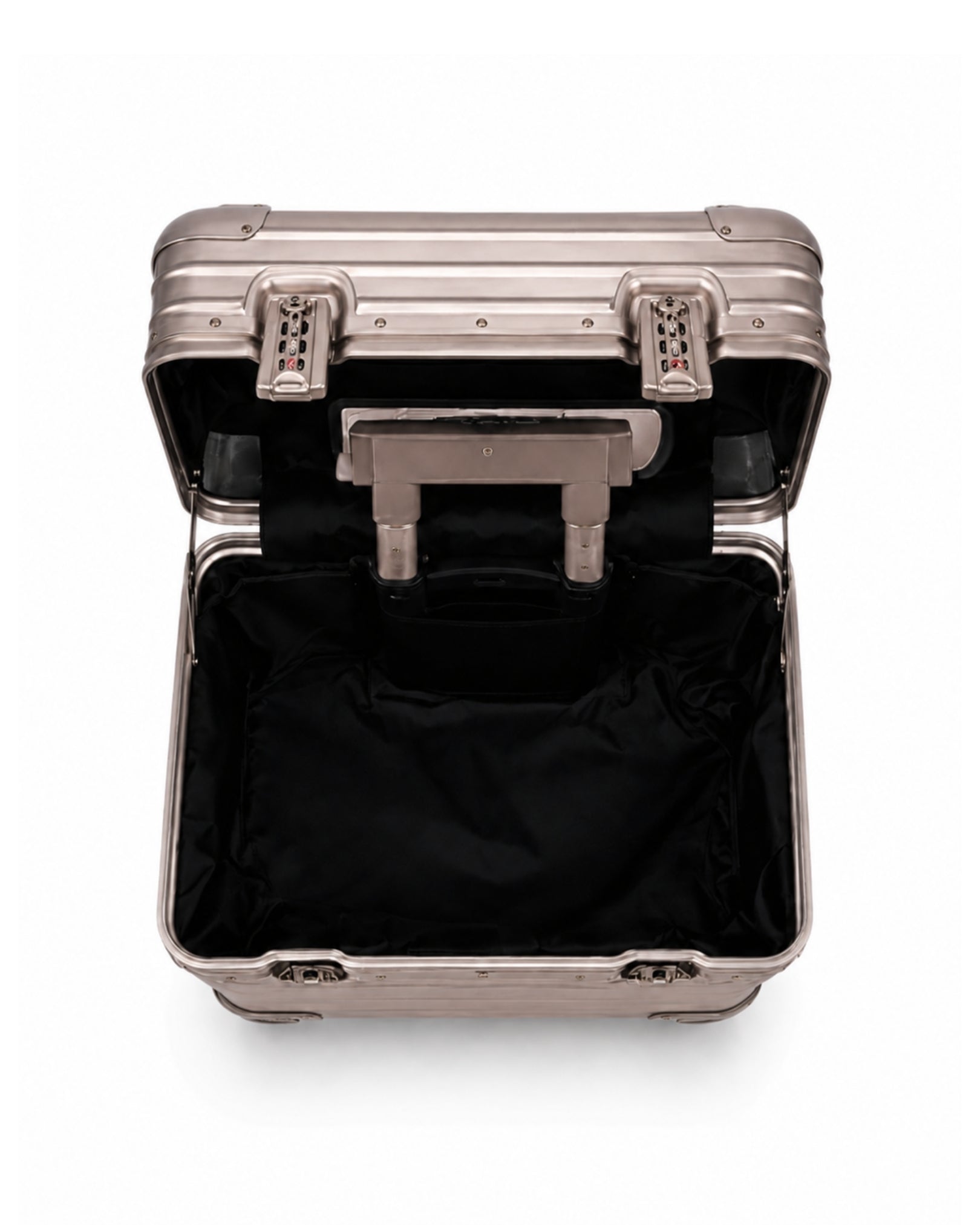 petite valise aluminium rose dore 7