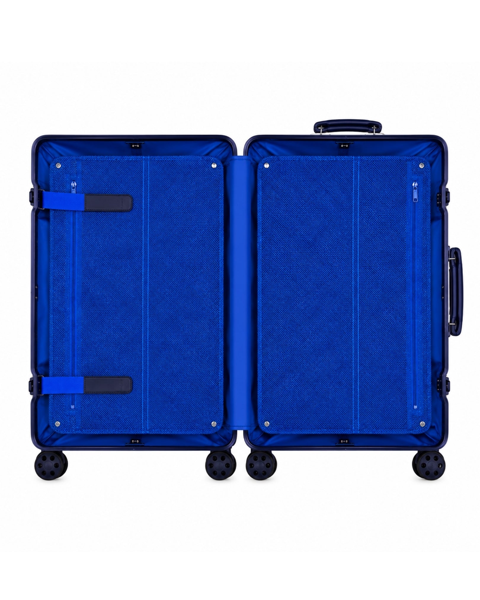 valise cabine aluminium bleu nuit 9