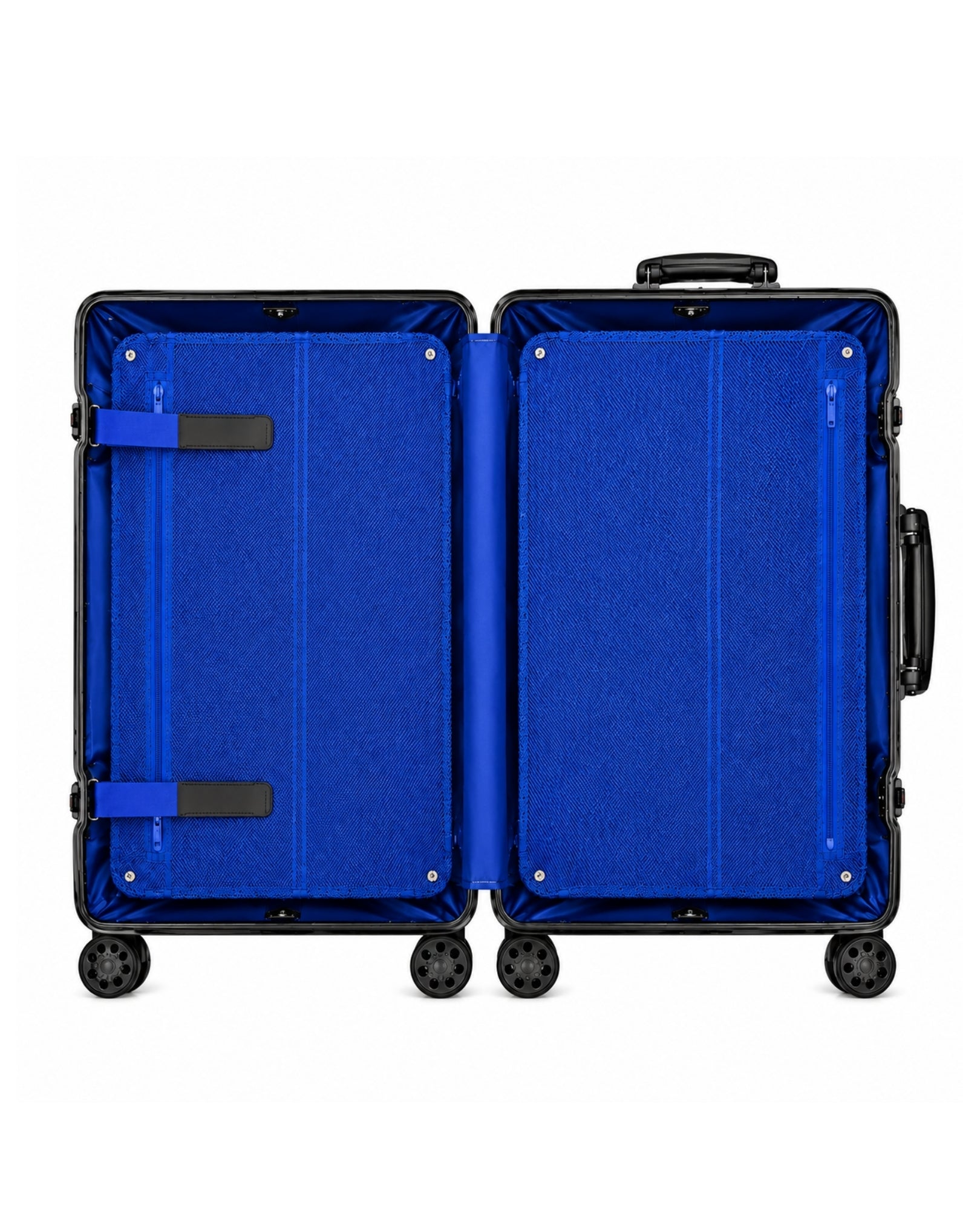 valise cabine aluminium noir 8